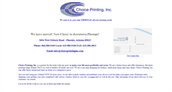 Desktop Screenshot of choiceprintinginc.com